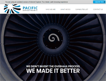 Tablet Screenshot of pacificaerodynamic.com